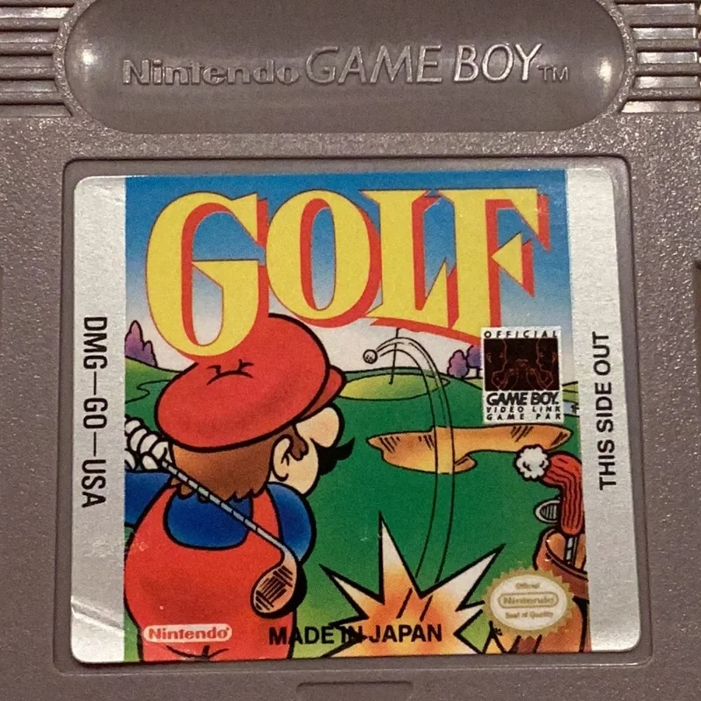 Golf Nintendo Gameboy Game Game Boy Mario Authentic 1990
